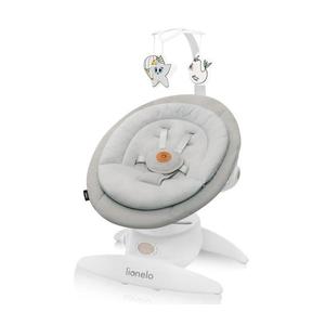 Lionelo - Detské hojdacie kresielko s melódiou MELL Beige Sand 4xAA + diaľkové ovládanie 5903771707213 vyobraziť