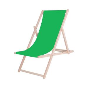 Záhradné lehátko zelené/buk PSWG vyobraziť