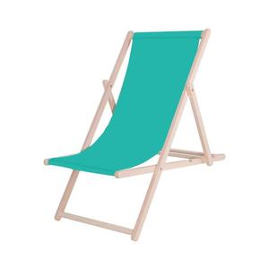 Záhradné lehátko tyrkysové/buk PSWT vyobraziť