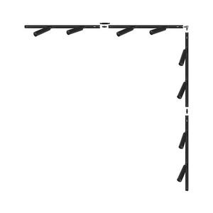 Zuma Line 3588 - Bodové svietidlo do lištového systému LULU 8xGU10/35W/230V čierna 3588 vyobraziť