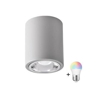 LED RGBW Stmieva­teľné bodové svietidlo JUPITER 1xE27/6, 5W/230V pr. 9, 8 cm šedá SA1041+AI0818 vyobraziť