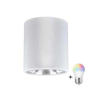 LED RGBW stmievateľné bodové svietidlo JUPITER 1xE27/6, 5W/230V pr. 13 cm biela SA0575+AI0818 vyobraziť