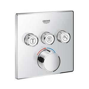 GROHE 29149000 - Krytka podomietkovej batérie SMARTCONTROL 158 × 158 mm chróm 29149000 vyobraziť