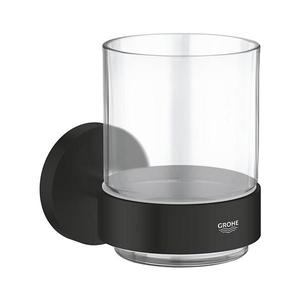 GROHE 411942430 - Sklenený pohár s držiakom START čierny 411942430 vyobraziť
