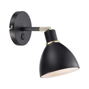 Nordlux - Nástenné svietidlo RAY 1xE14/25W/230V čierne 63191003 vyobraziť