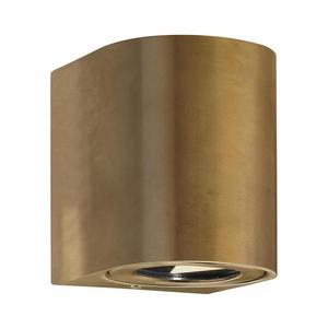 Nordlux - LED vonkajšie nástenné svietidlo CANTO 2xLED/6W/230V IP44 mosadz 49701035 vyobraziť