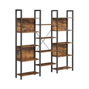 Knižnica NAVARO hnedá/čierna LLS107B01 vyobraziť