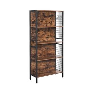 Knižnica NAVARO hnedá/čierna LBC023B01 vyobraziť