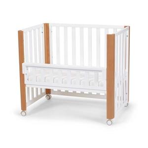 KINDERKRAFT SELECT - Detská postieľka 4v1 KOYA Premium buk/borovica KFKOYA00WHT0000 vyobraziť