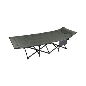 Skladacie kempingové lehátko sivé 13509 vyobraziť