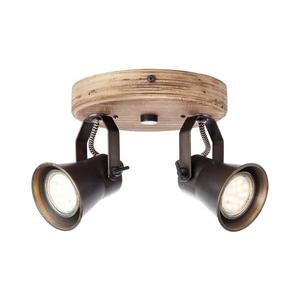 Brilliant - Bodové svietidlo SEED 2xGU10/5W/230V čierna/hnedá 82224/46 vyobraziť