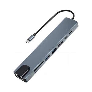 Aligator AHUB001 - USB-C rozbočovač 8 v 1 AHUB001 vyobraziť