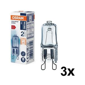 SADA 3x žiaroviek do rúry HALOPIN G9/25W/230V 2700K - Osram 8590828004912 vyobraziť