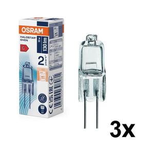 Sada 3x žiaroviek do rúry HALOSTAR G4/10W/12V 2700K - Osram 8590828004950 vyobraziť