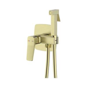 KFA Armatura 4529-512-31-Bidetová batéria s ručnou sprškou pre podomietkovú inštaláciu MALAGA k. zlatá 4529-512-31 vyobraziť
