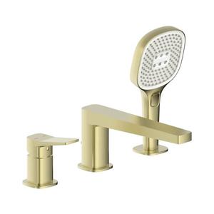 KFA Armatura 4525-210-31 - Vaňová batéria 3-otvorová MALAGA kartáčované zlato 4525-210-31 vyobraziť