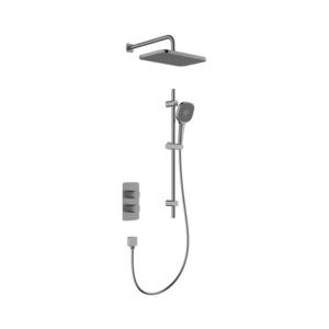 KFA Armatura 5759-301-61 - Sprchový set s termostatickou podomietkovou batériou MALAGA metalická šedá 5759-301-61 vyobraziť