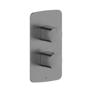 KFA Armatura 5759-001-61 - Termostatická sprchová batéria pre podomietkovú inštaláciu MALAGA, matná sivá 5759-001-61 vyobraziť