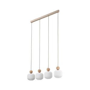 Závesný luster BALLO na lanku 4xE14/10W/230V béžový 11051 vyobraziť