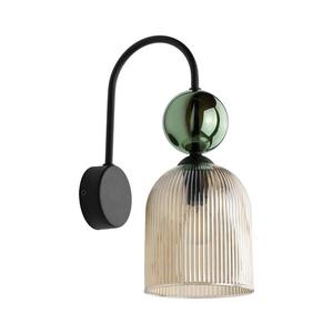 Nástenné svietidlo SOPHIA 1xE14/10W/230V čierna/zelená/dymová béžová 11143 vyobraziť