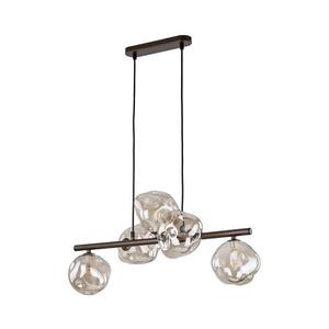 Luster na lane LAVA 5xG9/8W/230V bronzový/dýmovo béžový 11026 vyobraziť