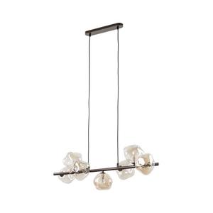 Luster na lanku LAVA 7xG9/8W/230V bronzová/dymovo-béžová 11033 vyobraziť