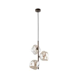 Luster na lanku LAVA 3xG9/8W/230V bronzový/dymovo-béžový 11036 vyobraziť