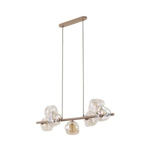 Luster na lankách LAVA 7xG9/8W/230V béžová/dymová béžová 11109 vyobraziť