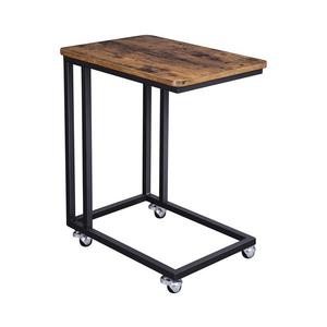 Mobilný odkladací stolík ELDUR hnedá/čierna LNT50X vyobraziť