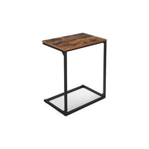 Odkladací stolík ELDUR hnedá/čierna LNT52BX vyobraziť