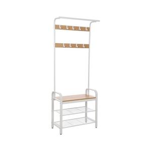 Stojanový vešiak NAVOR hnedý/biely HSR40W vyobraziť