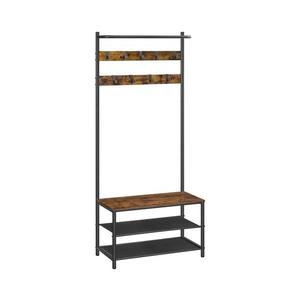 Stojanový vešiak NAVOR hnedý/čierny HSR411B01 vyobraziť