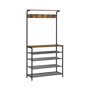 Stojanový vešiak NAVOR hnedá/čierna HSR408B01 vyobraziť