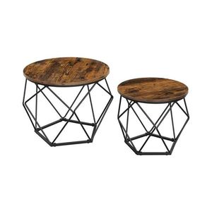 Sada 2 ks konferenčných stolíkov TALIA – hnedá/čierna LET040B01V2 vyobraziť