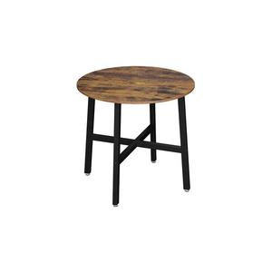 Jedálenský stôl ELDUR hnedý/čierny KDT080B01V1 vyobraziť