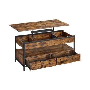 Konferenčný stolík so zdvíhacou doskou NYRO hnedá/čierna LCT209K01 vyobraziť