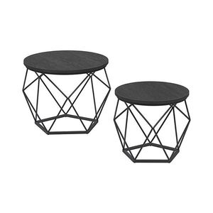 SADA 2x Konferenčný stolík TALIA čierny LET040B22V1 vyobraziť