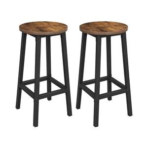 Barová stolička LOE hnedá/čierna LBC032B01 vyobraziť