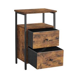 Nočný stolík ARIN hnedý/čierny LET521B01 vyobraziť