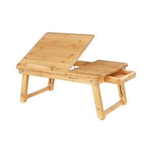 Polohovateľný stolík na počítač do postele LAT hnedý LLD01N vyobraziť