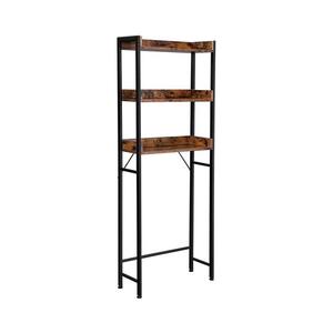 Kúpeľňový regál RENARO hnedá/čierna BTS002B01V1 vyobraziť