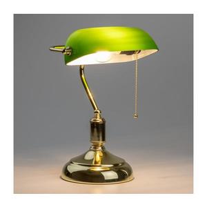 Brilagi - Stolná lampa BANK OFFICE 1xE27/60W/230V zlatá/zelená L352-ZE/ZLA vyobraziť