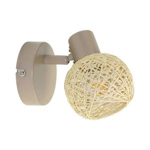 Nástenné bodové svietidlo DEX 1xE14/10W/230V béžová/krémová ML2117 vyobraziť