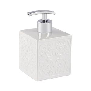 WENKO 22650100 - dávkovač mydla CORDOBA 500 ml, biely 22650100 vyobraziť
