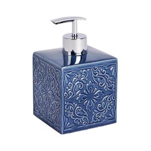WENKO 22653100 - Dávkovač mydla CORDOBA 500 ml modrý 22653100 vyobraziť