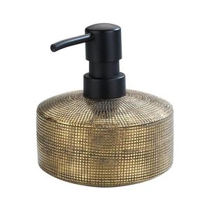 WENKO 24401100 - Dávkovač mydla RIVARA 400 ml zlatý 24401100 vyobraziť