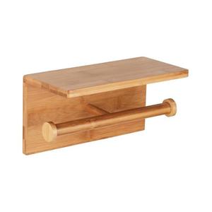 WENKO 24745100 - Držiak toaletného papiera BAMBUSA 25x13 cm hnedý 24745100 vyobraziť
