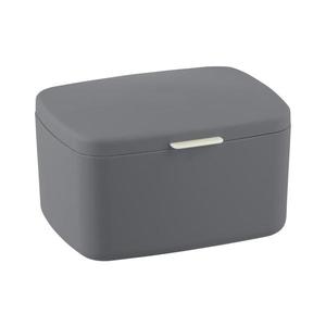 WENKO 23981100 - Úložný box BARCELONA 19, 5x16 cm antracit/lesklý chróm 23981100 vyobraziť