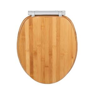 WENKO 25224100 - WC sedadlo BAMBOUSA 34, 5x40, 5 cm hnedá/strieborná 25224100 vyobraziť