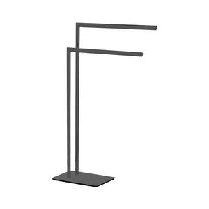 WENKO 71555800 - Stojan na uteráky RECCO 48x80, 5 cm čierny 71555800 vyobraziť